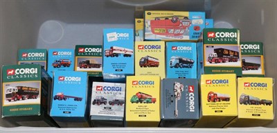 Lot 3335 - Corgi Classic Heavy Commercial Vehicles a collection of 17 assorted models (all E boxes G-E)