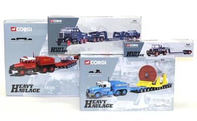 Lot 3341 - Corgi Heavy Haulage 31013 ALE Scammell Contractor, Nicolas trailer and Slug Catcher; 18001...