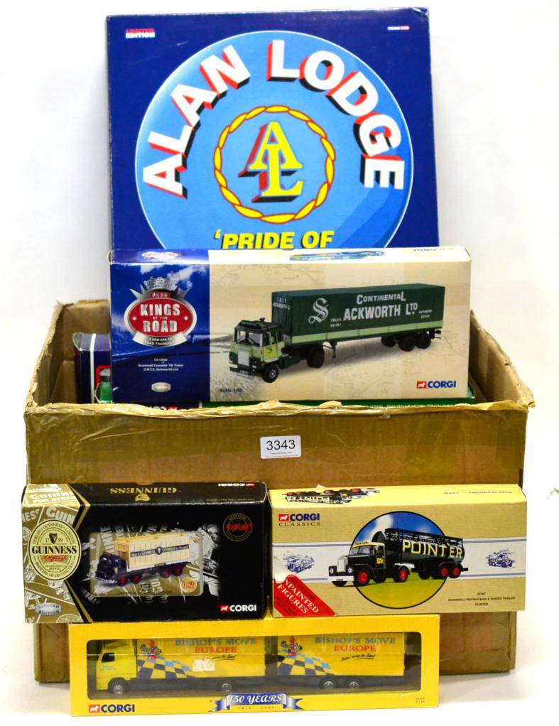 Lot 3343 - Corgi Modern Models including Alan Lodge 'Pride of the Dales', Pointer tanker and others (all...