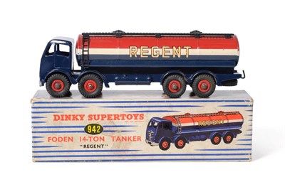 Lot 3364 - Dinky 942 Foden Regent Tanker (E, a few minor chips, box G, label appears not to have been...