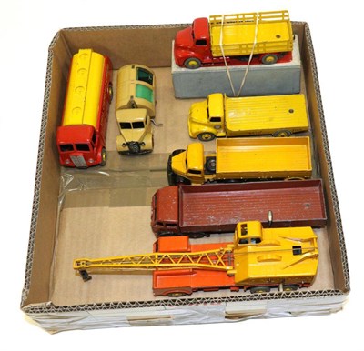 Lot 3369 - Dinky Commercials 531 Leyland Comet red/yellow (G box F-G) AEC Shell Chemicals Limited lorry,...