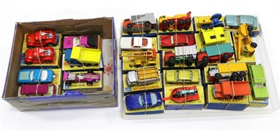 Lot 3397 - Matchbox 1-75's A Collection Of 18 Regular Wheel Models together with 7 Superfast examples...