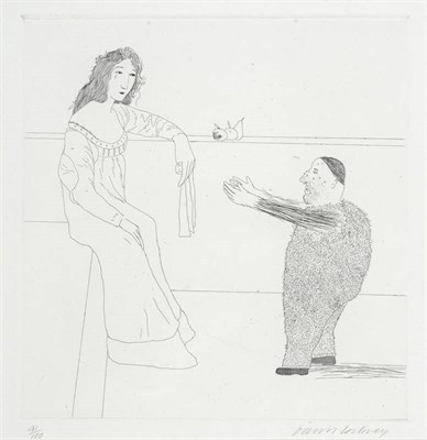 Lot 732 - David Hockney (b.1937)  "Pleading for the Child" Signed and numbered in pencil, limited edition...