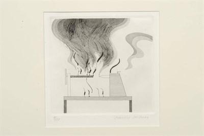 Lot 733 - David Hockney (b.1937)  "The Laithe and Fire" Signed and numbered in pencil, limited edition...