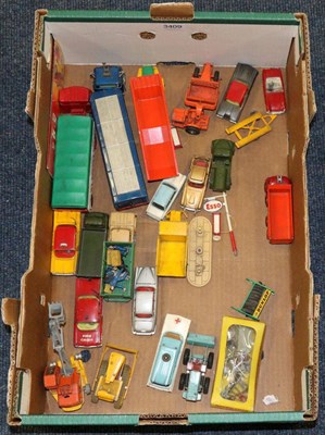 Lot 3409 - Various Diecast Models including Budgie 3180 End dump semi-trailer, Dinky BRS lorry, Corgi...