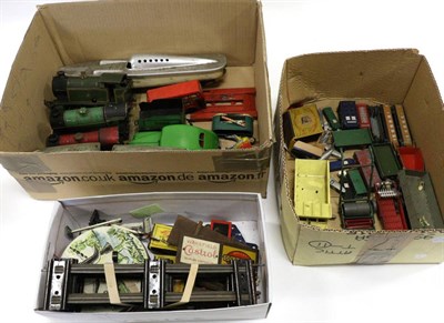 Lot 3436 - Various Toys including Miss England speedboat; Hornby 0-4-0T GWR 4560 locomotive and other O Gauge