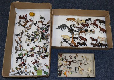 Lot 3443 - Britains And Others A Collection Of Assorted Civilian Figures, Animals And Other Items