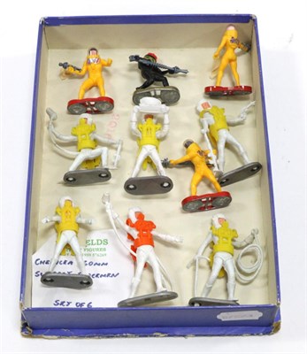 Lot 3453 - Cherilea Spaceman a set of set six examples together with four Britains figures (10)