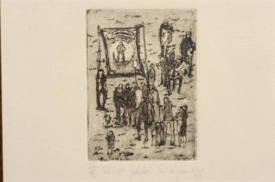 Lot 742 - Tom McGuinness (1926-2006) "Miner's Gala - 01" Signed artist's proof, limited edition print, 24/50