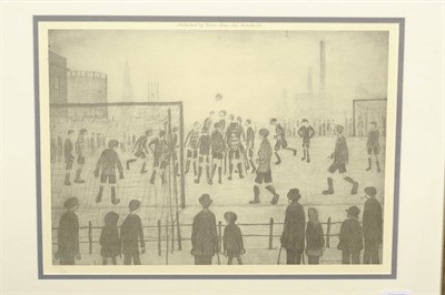 Lot 744 - After Laurence Stephen Lowry R.A. (1887-1976) "The Football Match" Limited edition print...