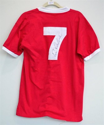 Lot 3017 - Eric Cantona Signed Manchester United Retro Shirt No.7; with Prestige Certificate of Authenticity