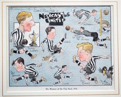 Lot 3021 - Football Two Prints The Winners of the FA Cup 1924 and The Association Football Cup at the...