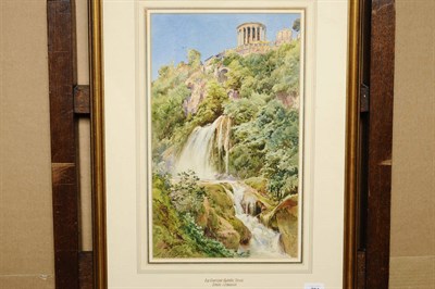 Lot 784 - Attributed to Ernest-Louis Lessieux (1848-1925) "La Cascade Sybille Tivoli" Signed E Lessieux,...