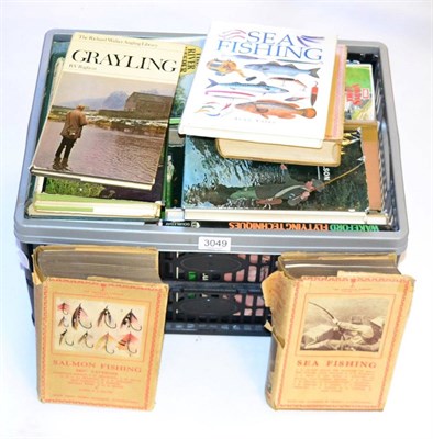 Lot 3049 - A Box of Fishing Books, including Lonsdale Library, fly-tying etc