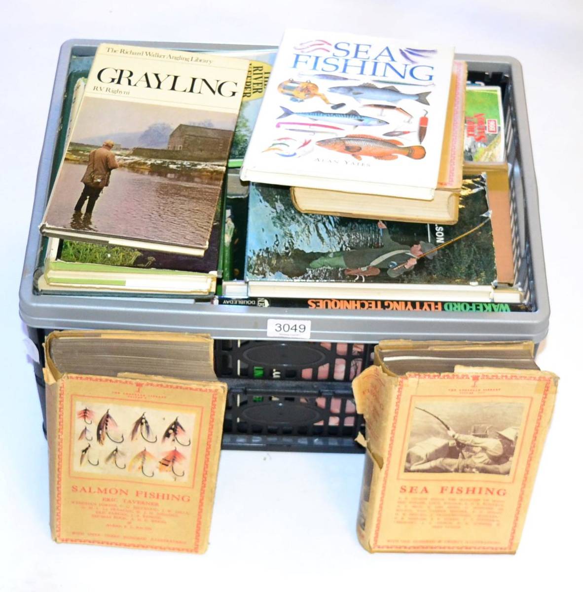 Lot 3049 - A Box of Fishing Books, including Lonsdale