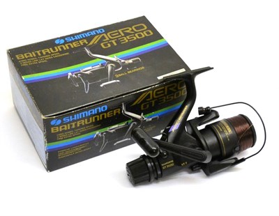 Lot 3093 - A Shimano Baitrunner Aero  GT3500 Reel, with instructions, in card box