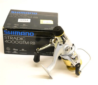 Lot 3094 - A Shimano Stradic 4000GTM-RB Reel, with accessories, in card box