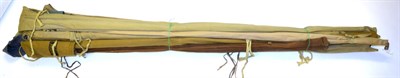 Lot 3120 - Ten Split Cane Fishing Rods, both trout and salmon rods, including two Sharpes 'Scotties', Allcocks