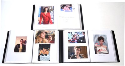 Lot 3139 - A Large Collection of Signed Photographs of Celebrities, Approximately three hundred and...