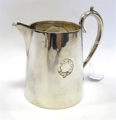 Lot 3183 - Lancashire & Yorkshire Railway Silverplate Milk Jug with L&Y Ry roundel to side 4.5"; high