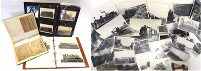 Lot 3199 - Railway Related Postcards And Photographs including 10 L&NWR and 6 L&Y (approx 90 in total;...