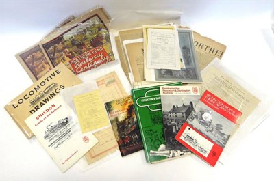 Lot 3201 - Stockton & Darlington Railway Anniversaries a collection of assorted paperwork including...