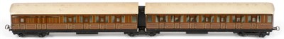 Lot 3216 - Hornby Dublo (Pre-War) LNER Articulated Coach (G, with corridor connector, bogies appear...