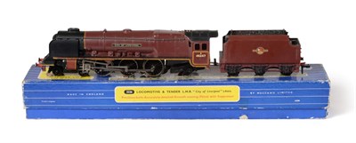 Lot 3228 - Hornby Dublo 3 Rail 3226 City Of Liverpool BR 46247 (G-E box G, wear to edges)