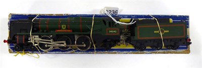 Lot 3236 - Hornby Dublo 3 Rail 3235 Dorchester BR 34042 (G-E box F, edges worn)