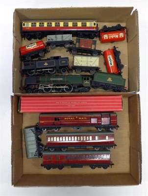 Lot 3247 - Hornby Dublo 3 Rail Locomotives And Rolling Stock including Duchess of Montrose (G-E) 0-6-2T BR...