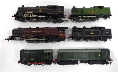 Lot 3248 - Hornby Dublo 3 Rail Locomotives Duchess of Atholl (lacks tender) BO-BO diesel electric, 0-6-0...