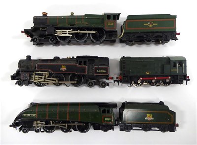 Lot 3253 - Hornby Dublo 3 Rail Locomotives Silver King (with incorrect tender) Bristol Castle, 2-6-4T BR 80054