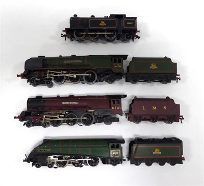 Lot 3256 - Hornby Dublo 3 Rail Locomotives Silver King, Duchess of Atholl, Duchess of Montrose (chassis loose)