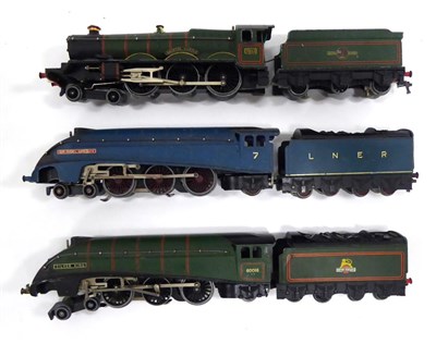 Lot 3257 - Hornby Dublo 3 Rail Locomotives Silver King, Sir Nigel Gresley and Bristol Castle (all F-G) (3)