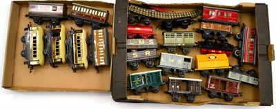 Lot 3326 - Hornby O Gauge Rolling Stock including SR Milk traffic, SR Open, GW Cylinder, various No.1...