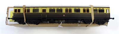 Lot 3336 - Constructed O Gauge Kit GWR Autotrailer (Unpowered) finished with interior detailing as Great...