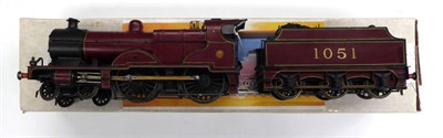 Lot 3345 - Constructed O Gauge Kit With Motor Of A Fowler 4-4-0 Class 4P Locomotive finished in maroon as...