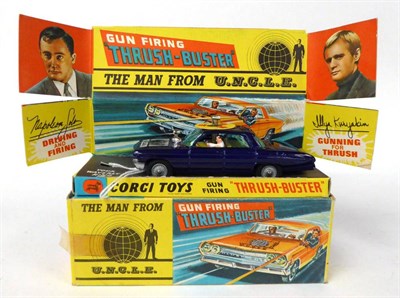 Lot 3447 - Corgi 497 The Man From UNCLE Thrushbuster (E, lacks Waverley Ring, box G-E, with card inserts)