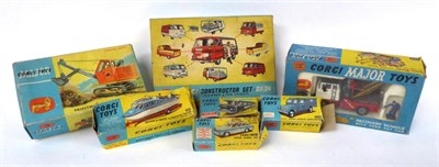 Lot 3451 - Corgi Various Models 1142 Holmes wrecker (G box G-F) Gift Set 24 Commer Constructor set with...