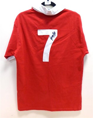 Lot 33 - George Best Signed Manchester United No.7 Shirt; with Prestige Certificate of Authenticity