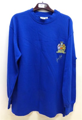 Lot 34 - George Best Signed Replica Manchester United European Cup Final 1968 Shirt blue; with Prestige...