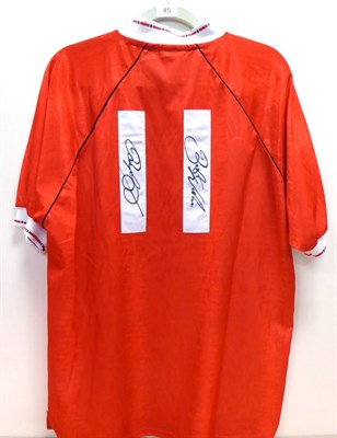 Lot 45 - Ryan Giggs Signed Manchester United No.11 Shirt; with Prestige Certificate of Authenticity