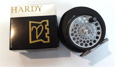 Lot 66 - A Hardy 2 1/2inch Alloy 'Flyweight' Fly Reel, in zip case and box