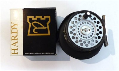 Lot 67 - A Hardy 2 7/8inch Alloy 'Featherweight' Fly Reel, with zip case and box
