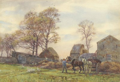 Lot 837 - George Hamilton Constantine (1878-1969) "Evening, Watt Farm, Sandygate, Sheffield" Signed,...