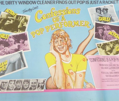 Lot 132 - Quad Film Poster Confessions Of A Pop Performer