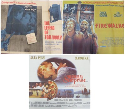 Lot 144 - Quad Film Posters Firewalker, Shanghai Surprise and Tom Dooley (3)