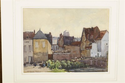 Lot 844 - Frederick (Fred) Lawson (1888-1968) "Picquierny, France" Signed and dated 1914, inscribed...