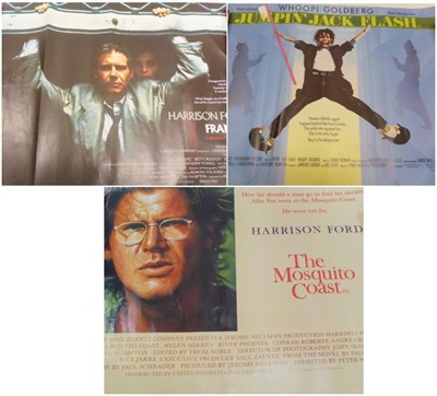 Lot 146 - Quad Film Posters Jumping Jack Flash, Frantic and Mosquito Coast (3)