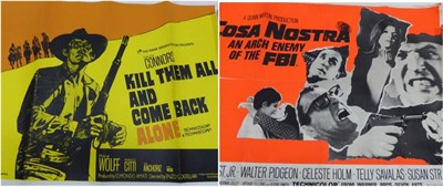 Lot 147 - Quad Film Posters Kill Them All And Come Back Alive and Cosa Nostra An Arch Enemy Of The FBI (2)